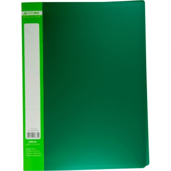 Папка пластикова на 30 файлів А4 JOBMAX BM.3611-04 зелений
