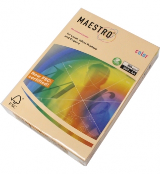 Папір Maestro Color Pastel A4 80 г/м2, 500 арк. Salmon (лосось) SA24