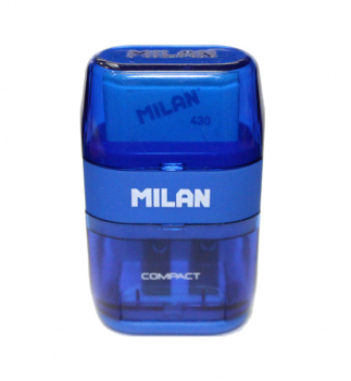 Чинка з ластиком подвійна COMPACT Milan ml.4703116 синій