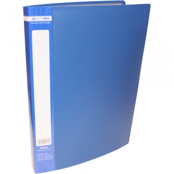 Папка пластикова на 20 файлів А4 JOBMAX BM.3605-02 синій