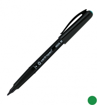 Маркер CD-Pen  ergoline, 1,0 мм зелений Centropen 2606/4606/04