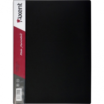 Папка пластикова на 30 файлів, AXENT 1030-01-А чорний
