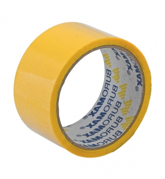 Стрічка клеюча пакувальна кольрова жовта 48 мм х 35 м х 43 мкм Buromax ВМ.7007-08
