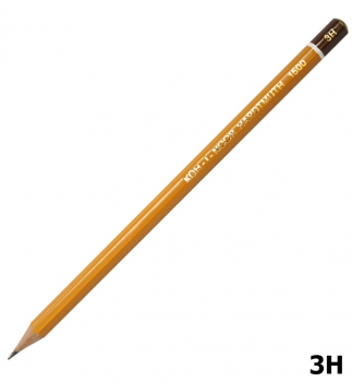Олівець графітний, твердий 3H, Koh-I-Noor 1500.3H