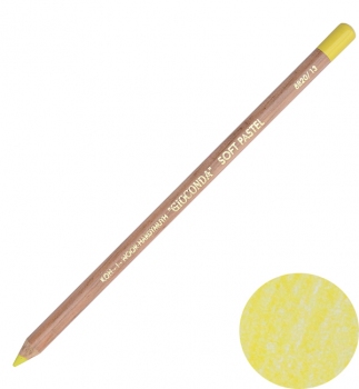 Художня пастель в олівці суха, м`яка Gioconda, колір zinc yellow Koh-i-noor 8820013001KS