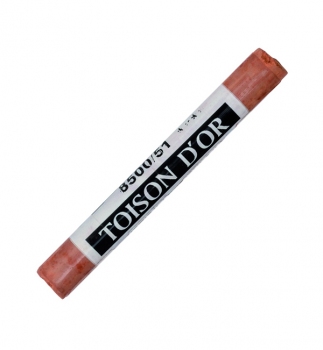 Крейда-пастель суха, м`яка, колір english red TOISON D`OR Ø10 мм, Koh-i-noor 8500051002SV
