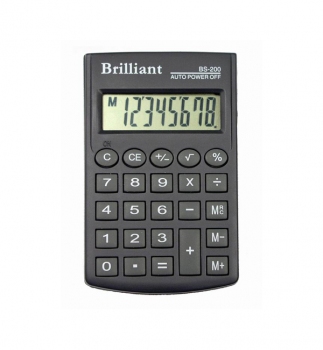 Калькулятор 8р.  Brilliant BS-200