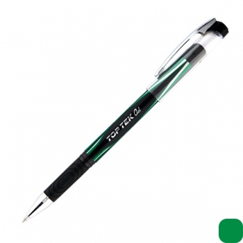 Ручка гелева Top Tek Gel 0,5 мм Unimax UX-133-04 зелена