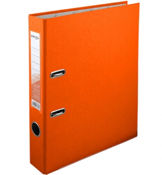 Папка-реєстратор А4 5 см, односторонній, PP, Delta by Axent D1713-09 помаранчевий