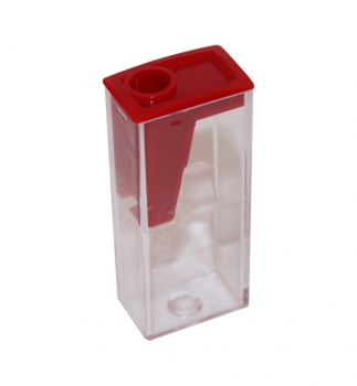 Чинка з контейнером Faber-Castell 125LV червоний