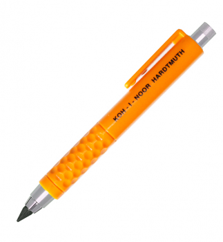 Олівець механічний пластиковий корпус з чинкою цанговий 5,6 мм Koh-i-noor 5305 жовтий