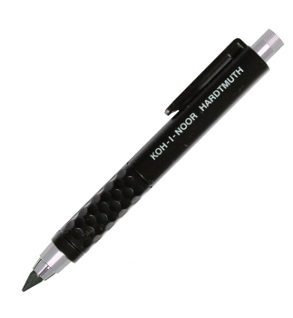 Олівець механічний пластиковий корпус з чинкою цанговий 5,6 мм Koh-i-noor 5305 чорний
