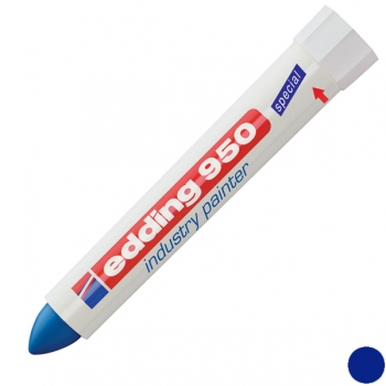 Маркер Industry Painter marker, 10 мм, конусний письмовий вузол Edding e-950/03 синій