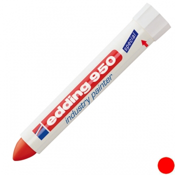 Маркер Industry Painter marker, 10 мм, конусний письмовий вузол Edding e-950/02 червоний