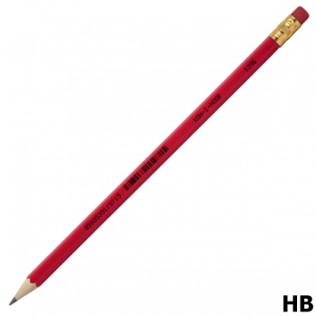 Олівець графітний твердом`який HB з ластиком, Koh-i-noor 1396/3