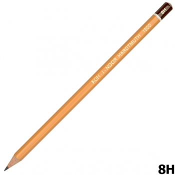 Олівець графітний, твердий 8H, Koh-I-Noor 1500.8H