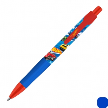 Ручка кулькова автоматична 0,5 мм Hot Wheels Kite HW17-039 синій