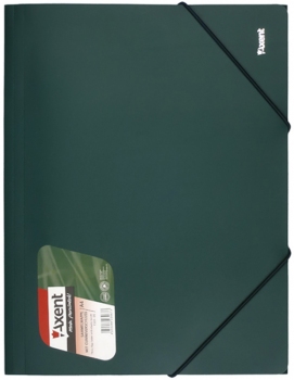 Папка пластикова на гумках непрозора тонована A4, Axent 1508-05-A зелений
