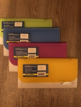 Папка-конверт TRAVEL пластикова DL на липучці, 4 відділення, Buromax BM.3708-99 асорті