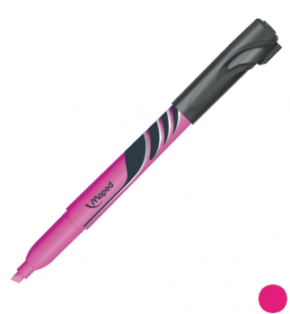 Маркер текстовий FLUO PEPS Pen 1-4 мм клиновидний письмовий вузол MAPED MP.734036 рожевий