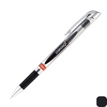 Ручка кулькова масляна ChromX 0,7 мм Unimax UX-119-01 чорний