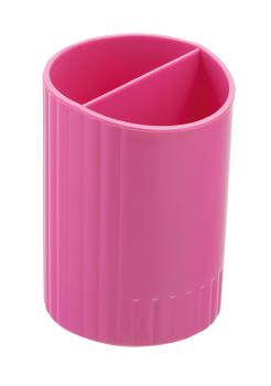 Підставка для ручок кругла 65x94 мм  пластикова Zibi  Сферик ZB.3000-10 рожева