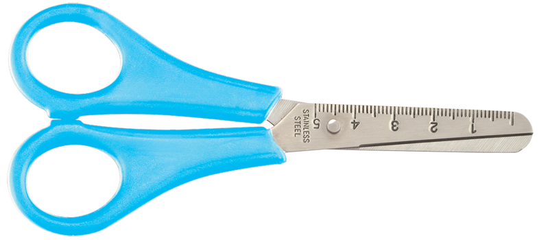Ножиці дитячі 132 мм Zibi KIDS Line ZB.5001-02 сині