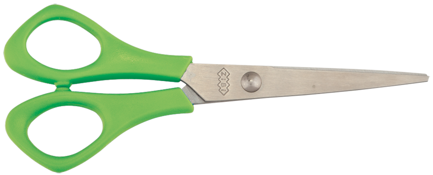 Ножиці дитячі для шульги 142 мм Zibi KIDS Line ZB.5002-15 салатові