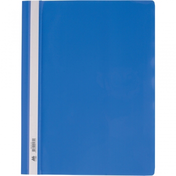 Папка-швидкозшивач А4 пластикова з прозорим верхом Buromax BM.3311-02 синій