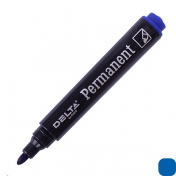 Маркер перманентний Permanent конусний письмовий узел 2 мм Delta by Axent D2602-02 синій