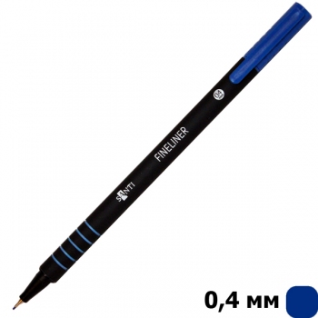 Файнлайнер SANTI  товщина лініі написання 0,4 мм синього кольору (741660)