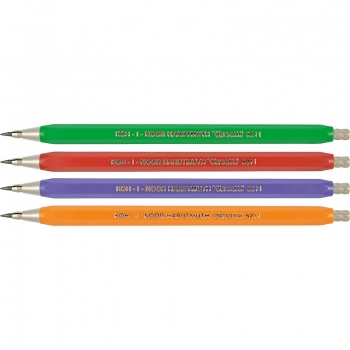 Олівець механічний пластиковий корпус з чинкою, цанговий 2 мм Versatil Koh-i-noor 5211 мікс