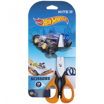 Ножиці дитячі з гумовими вставками 13см Hot Wheels Kite hw21-016