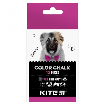 Крейда кольорова 12 штук в упаковці Dogs Kite k22-075