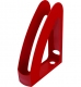 Лоток вертикальный для бумаги Радуга АРНИКА 80532 красный с передней стенкой