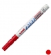 Маркер перманентный технический 0,8 - 1,2 мм, конусообразный наконечник, красный,  uni Paint marker PX-21