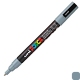 Художественный маркер-краска POSCA 0,9 -1,3 мм, конусообразный наконечник, серый, uni PC-3M.Grey