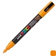 Художественный маркер-краска POSCA 0,9 -1,3 мм, конусообразный наконечник, ярко желтый, uni PC-3M.Br.Yellow