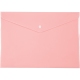 Папка-конверт А4 на кнопке Pastelini розовая Axent 1412-10-a
