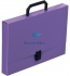 Портфель пластиковий на 1 відділення, А4 (320 х 230 х 35 мм) Buromax ВМ.3720-07 фіолетовий 2