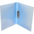 Папка пластикова A4 з бічним притиском, внутрішня кишеня AXENT 1301-22-a прозорий синій 0