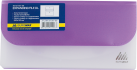 Папка-конверт TRAVEL пластикова DL на липучці, 4 відділення, Buromax BM.3708-99 асорті 4