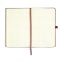 Записная книга Partner Lux А5- (125х195мм) на 96 листов кремовый блок в клетку Axent 8202-19-A коричневый 1