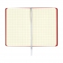 Записная книга Partner Lux А5- (125х195мм) на 96 листов кремовый блок в клетку Axent 8202-06-A красный 1