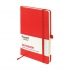 Записная книга Partner Lux А5- (125х195мм) на 96 листов кремовый блок в клетку Axent 8202-06-A красный 5