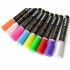 Комплект крейдяних маркерів SANTI, конусний та скошений письмовий вузол 5 мм, 8 кольорів 9 шт. код  310798 0