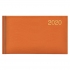 Еженедельник карманный датированный BRUNNEN 2020 Wave, оранжевый, артикул 73-755 76 40 код 43226 2