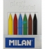 Крейда воскова 6 кольорів, d8 мм, MILAN ml.80007 0