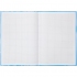Записна книжка А4, 96 арк. в клітинку в твердій  обкладинці, Pastelini AXENT 8422-407-a блакитний 0
