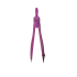 Циркуль ZIBI NEON ZB.5320NN-10 рожевий 0